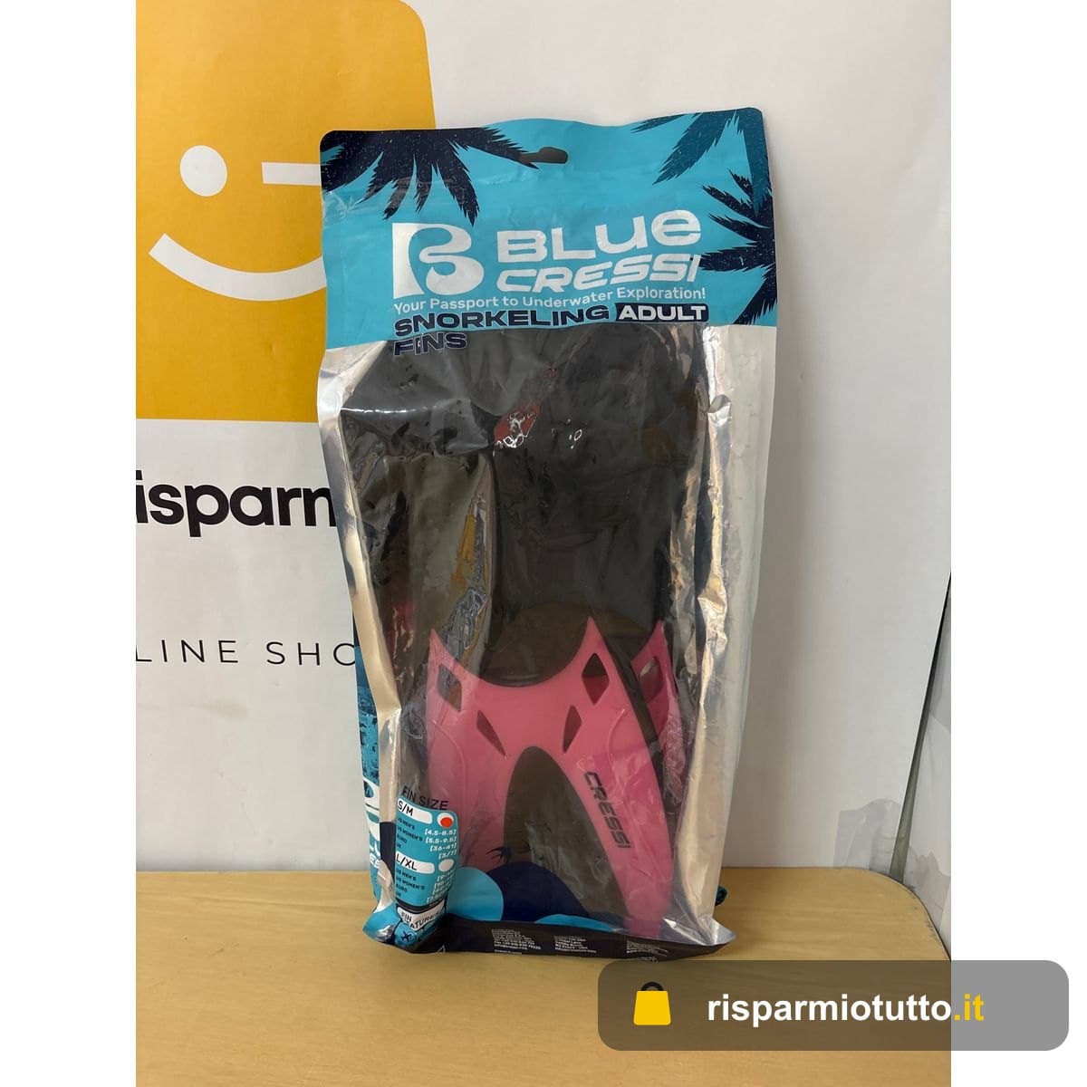 CRESSI Tonga Fins Black/Pink S/M - Pinne Leggere Corte Regolabili con Scarpetta Aperta, Ideali per Snorkeling, Nuoto, Nero/Rosa, S/M (36/41), Adulti