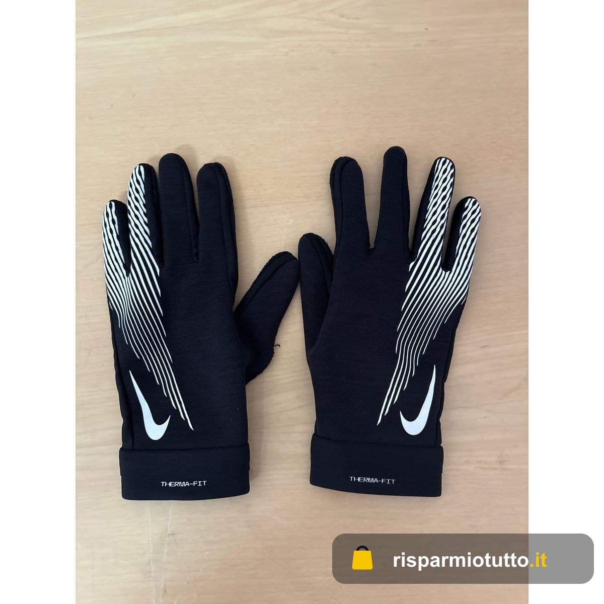 Nike Academy Thermafit - Ho24 Guanti da uomo Black/Black/White M